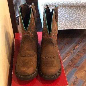 Justin Boots in Great Shape, Size 9 1/2